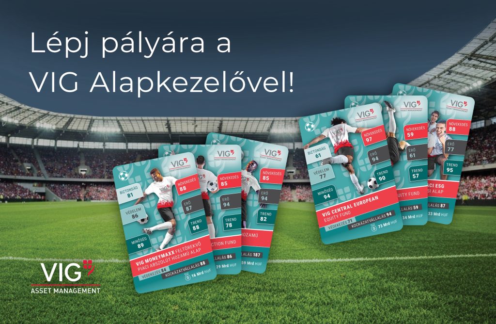 VIG Alapkezelő focis kártyák